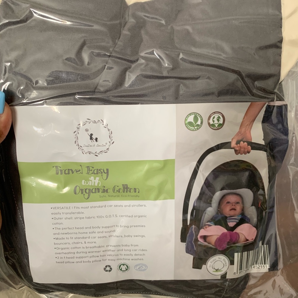 Bobby Head Support Pillow and Car Seat Cover